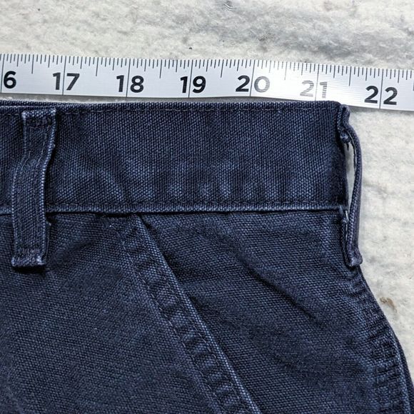 Carhartt B11-MDT Duck Canvas Loose Fit Carpenter Work Pants 43x28 Dark Blue - Picture 11 of 14